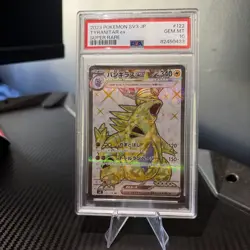 Pokemon TCG Tyranitar EX 122/108 SR SV3 PSA 10 Japanese - Image 1