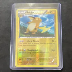 Pokemon Raichu 43/146 XY Reverse Holo Holo Rare 90 HP Thunderbolt Circle Circuit - Image 1