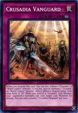 3x Yugioh CYHO-EN071 Crusadia Vanguard Common NM - Image 1
