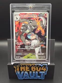 Team Rocket's Houndoom 191/182 Illustration Rare Destined Rivals Pokemon NM-LP - Image 1