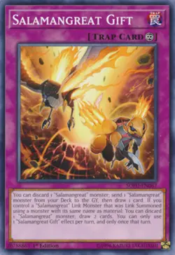 3x Yugioh SOFU-EN067 Salamangreat Gift Common 1ST ED NM - Image 1