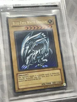 2002 YU-GI-OH! BLUE-EYES WHITE DRAGON SDK-001 9 Mint (8.5, 9.5, 10, 9.5) - Image 3