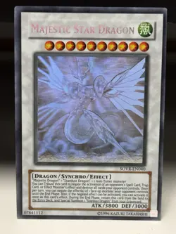 Yugioh! LP Majestic Star Dragon - SOVR-EN040 - Ghost Rare - Unlimited Edition Li - Image 1