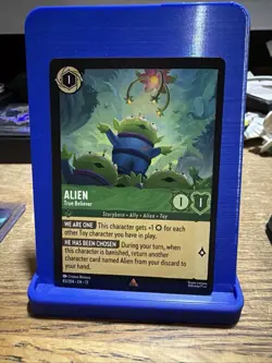 Disney Lorcana TCG Alien - True Believer 83/204 Rear non foil from Wild Unknown - Image 1