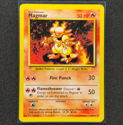 Magmar - 36/102 - Uncommon - Base Set - Pokemon Card - VLP - Image 1