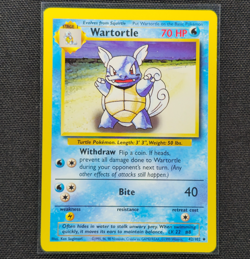 Wartortle - 42/102 - Uncommon - Base Set - Pokemon Card - VLP - Image 1