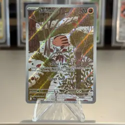 Swinub 165/159 SV09 Journey Together Holo Illustration Rare Pokemon TCG Card - Image 1