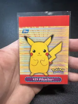 Topps Pokemon Series 3 - Pikachu Pop Up Card #02 T.V Animation NM Pack Fresh - Image 1