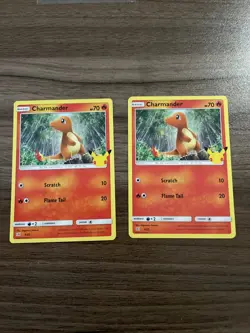 Pokemon Charmander 9/25 - McDonald's 25th Anniversary Promo Regular Cards X2 NM - Image 1