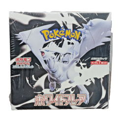 White Flare Japanese Booster Box Sealed Pokemon Shrink Wrapped SV11W Card Packs - Image 1