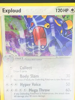 Exploud 3/106 Holo - ex Emerald Pokemon Card - LP - Image 3