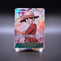 Monkey D. Luffy ONE PIECE Card Japanese OP13-118 SEC Carrying on His Will NM - Image 1