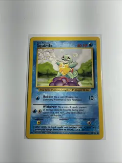 Squirtle 063/102 Base Set Regular Pokemon Card TCG - Image 1