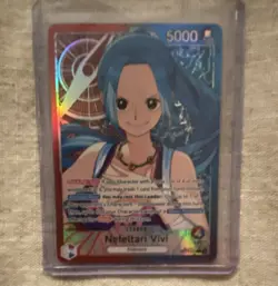 One Piece Nefeltari Vivi Leader Foil Card Altatlanta 5000 Power - Image 1