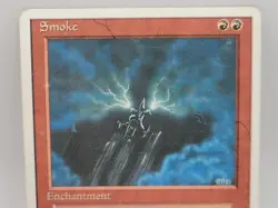 Smoke Enchantment LP/MP MTG Red Control Card Vintage 1995 - Image 2