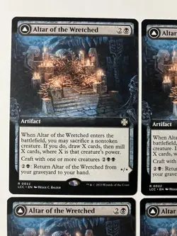 Magic The Gathering MTG Altar Of The Wretched X4 Rare Cards Wretched Bonemass - Image 2