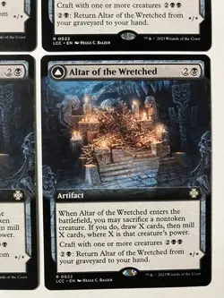 Magic The Gathering MTG Altar Of The Wretched X4 Rare Cards Wretched Bonemass - Image 4