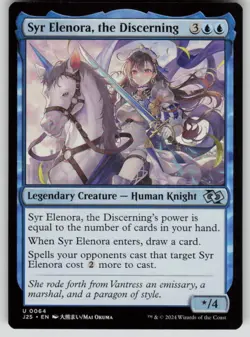 Syr Elenora, the Discerning (Anime) U Foundations Jumpstart 64 NM - Image 1