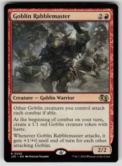 Goblin Rabblemaster R Foundations Jumpstart 558 NM - Image 1