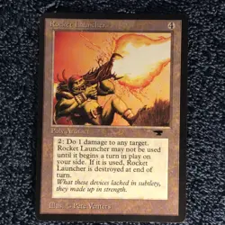 ROCKET LAUNCHER uncommon 1994 ANTIQUITIES MTG Unplayed NM - Image 3