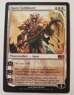 1x Ajani Goldmane Core Set 2011, M11 MTG Magic the Gathering LP - Image 1