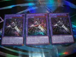 3x Azamina Moa Regina 1st Edition Secret Rare MP25-EN105 Yu-Gi-Oh! - Image 1