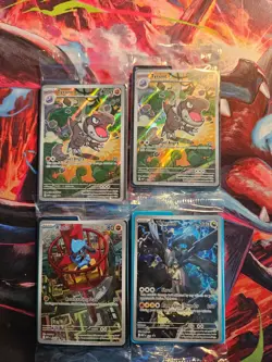 pokemon cards promo lot tryrunt x2 .riolu and zekrom all sealed. - Image 1