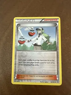 Pokemon TCG Trainer N Reverse Holo Noble Victories 2011 #92/101 Pokemon Card - Image 1
