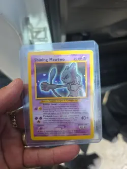 Pokemon Shining Mewtwo Secret Rare Holo Neo Destiny 109/105 moderately played - Image 3