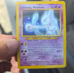 Pokemon Shining Mewtwo Secret Rare Holo Neo Destiny 109/105 moderately played - Image 4