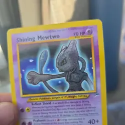 Pokemon Shining Mewtwo Secret Rare Holo Neo Destiny 109/105 moderately played - Image 5