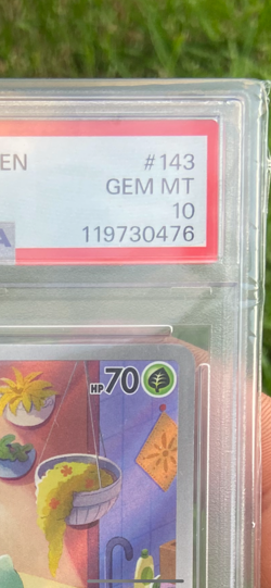 Pokemon Stellar crown Bulbasaur 143/142 illustration rare PSA 10 - Image 2