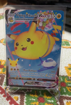 Flying Pikachu VMAX 007/025 - Pokemon 25th Anni TCG, Full Art - Mint/Nm - Image 1