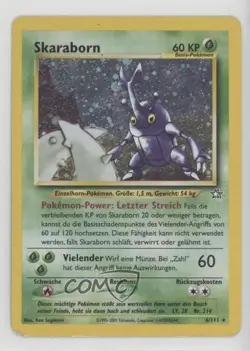 Heracross Holo Pokemon Neo Genesis #6 2000 - Image 1