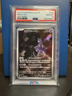 2023 Pokemon Japanese 151 Scarlet & Violet Mewtwo Art Rare PSA 10 - Image 1