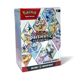 Pokemon TCG Prismatic Evolutions Booster Bundle Box 6 Packs English - New Sealed - Image 1