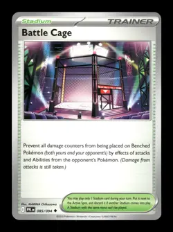 Battle Cage Uncommon ME02: Phantasmal Flames 085/094 NM Pokemon NM - Image 1