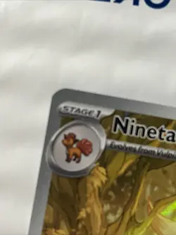 Ninetails 199/197 Obsidian Flames Holo Full Art IR Illustration Rare NM Pokemon - Image 5