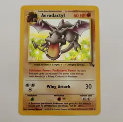 The Pokemon Company Aerodactyl 1/62 Fossil Holo Rare 60HP English Unlimited - Image 1