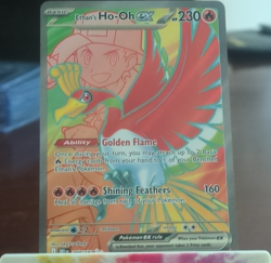 Ethan's Ho-Oh ex 209/182 Sv10 Destined Rivals Full Art Ultra Rare Holo 230HP - Image 1