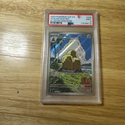 Pokemon TCG Alolan Dugtrio 208/191 Surging Sparks Illustration Rare PSA 9 - Image 1
