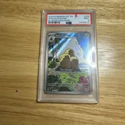 Pokemon TCG Alolan Dugtrio 208/191 Surging Sparks Illustration Rare PSA 9 - Image 2