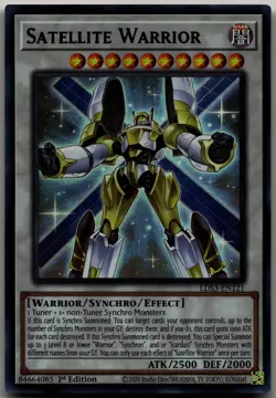Satellite Warrior (Blue) Ultra Rare Legendary Duelists: Season 3 LDS3-EN121 LP - Image 1