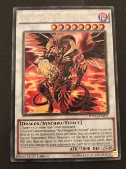 Scarlight Red Dragon Archfiend 1996 Yu-Gi-Oh Card - Image 1