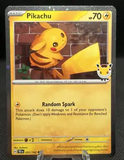 Pokemon TCG - Pikachu ⚡30th Anniversary Lot 🎉 x8 Cards w/ 1999 Jungle + Coin! - Image 5