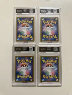 Pikachu V-Union 25th Anniversary Japanese, All 4 Cards, Sequential PSA 10 Set - Image 2