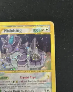 Pokemon Card-Nidoking-Holo-Aquapolis-150/147-Crystal-ENG-Very Played - Image 4