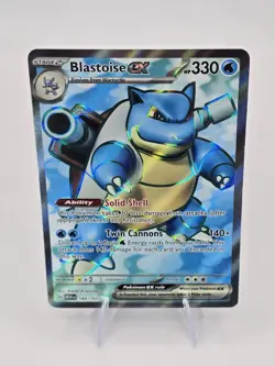 Blastoise ex 184/165 Sv: Scarlet & Violet 151 Holo Ultra Rare Pokemon Card - NM - Image 3