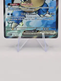 Blastoise ex 184/165 Sv: Scarlet & Violet 151 Holo Ultra Rare Pokemon Card - NM - Image 4