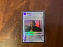 Star Wars CCG SWCCG Reflections 3 MACE WINDU Foil Card NM+ Decipher Sam Jackson - Image 1
